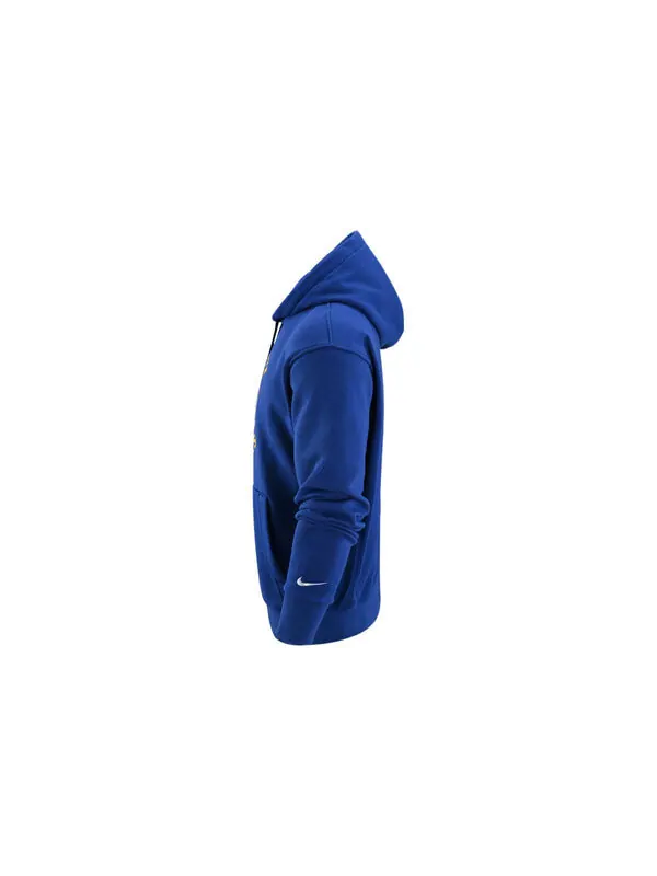 Толстовка Nike NBA Golden State Warriors Hoodie 'Blue' — изображение 2 из 2, синий/золотистый/мульти
