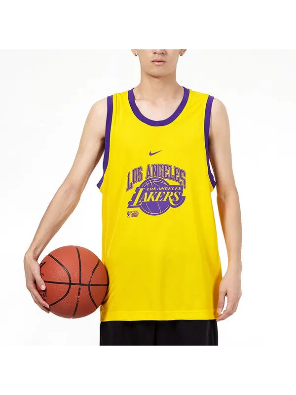 Спортивная футболка men's tank dna cts 75 sports basketball jersey/vest yellow Nike — изображение 3 из 4, желтый