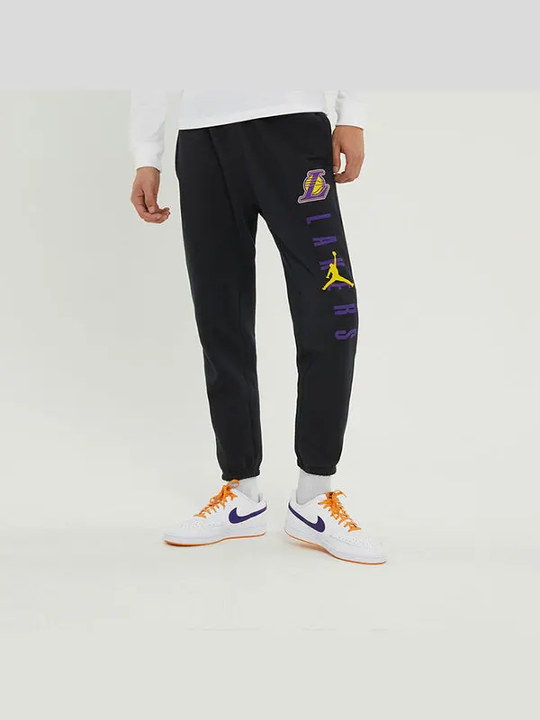 Спортивные штаны Air Jordan NBA Courtside Statement Edition Los Angeles Lakers Bundle Feet Sports — изображение 3 из 4