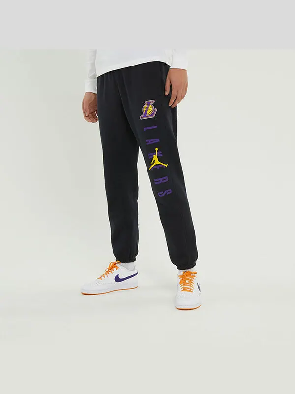 Спортивные штаны Air Jordan NBA Courtside Statement Edition Los Angeles Lakers Bundle Feet Sports — изображение 4 из 4