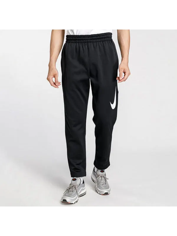 Брюки large fleece lined stay warm straight casual long pants black Nike — изображение 4 из 4, черный