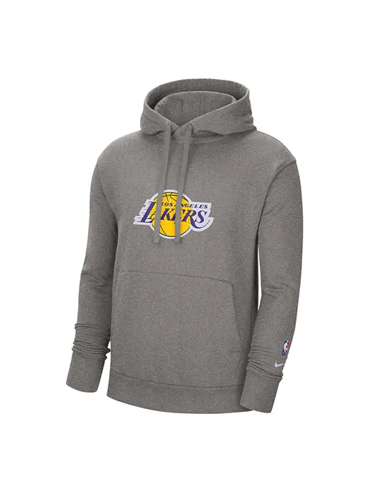 Толстовка Men's Nike Essential Los Angeles Lakers Fleece Stay Warm Pullover Gray — изображение 1 из 2, мульти