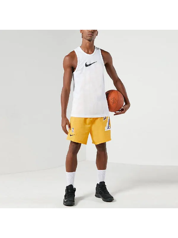 Шорты los angeles lakers баскетбольные спортивные повседневные дышащие шорты Nike — изображение 4 из 4, желтый