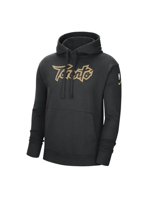 Толстовка Men's Nike Solid Color Alphabet Fleece Pullover Toronto Raptors Black — изображение 1 из 2, мульти