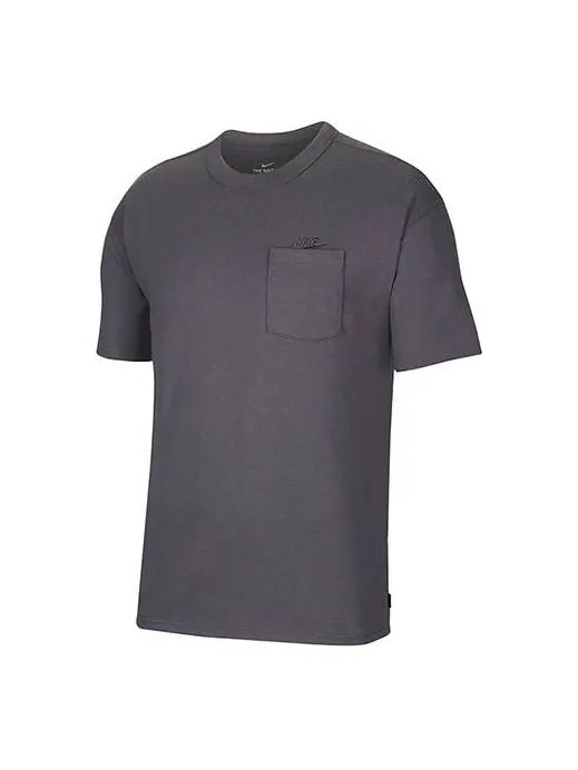 Футболка Men's Nike Sportswear Essential Pocket Embroidered Logo Sports Round Neck Short Sleeve — изображение 1 из 3, мульти