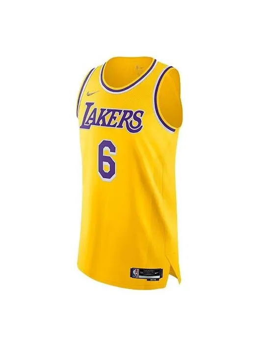 Майка Nike x NBA LA Lakers Jerseys 'LeBron James 6' — изображение 1 из 4, желтый
