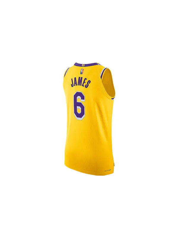 Майка Nike x NBA LA Lakers Jerseys 'LeBron James 6' — изображение 2 из 4, желтый
