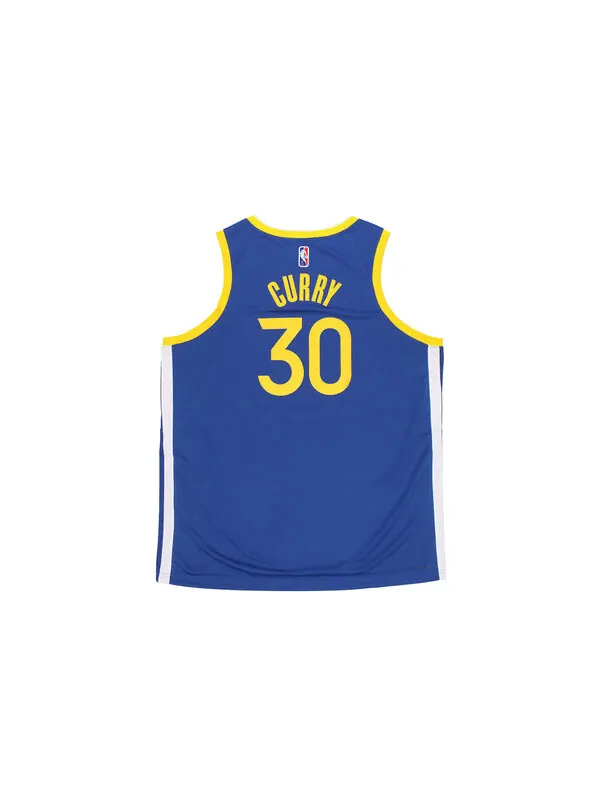 Майка Nike x NBA Golden State Warriors Jerseys 'Stephen Curry 30' — изображение 2 из 4, синий/золотистый