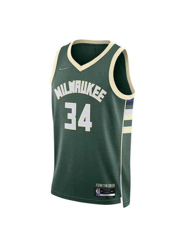 Спортивная футболка dri-fit printing logo basketball jersey 'green' Nike — изображение 1 из 2, мульти