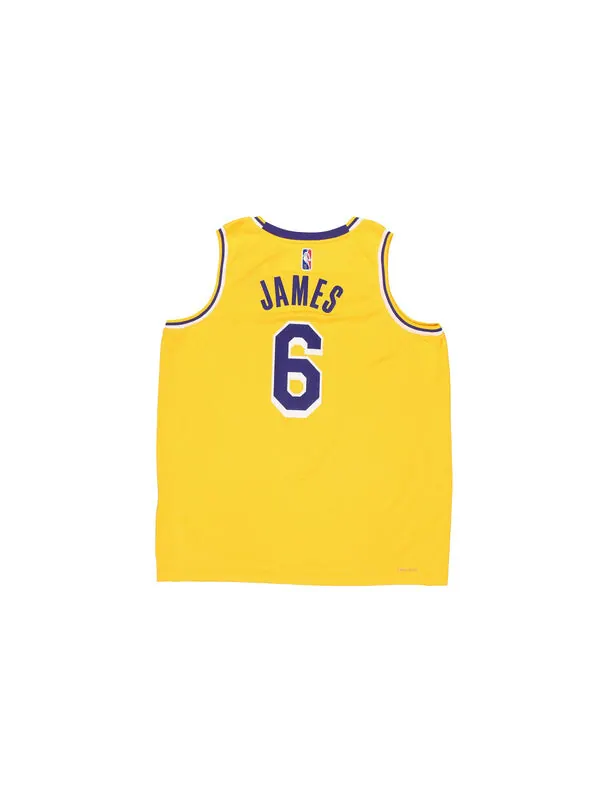Майка Nike x NBA LA Lakers Jerseys 'LeBron James 6' — изображение 3 из 4, желтый