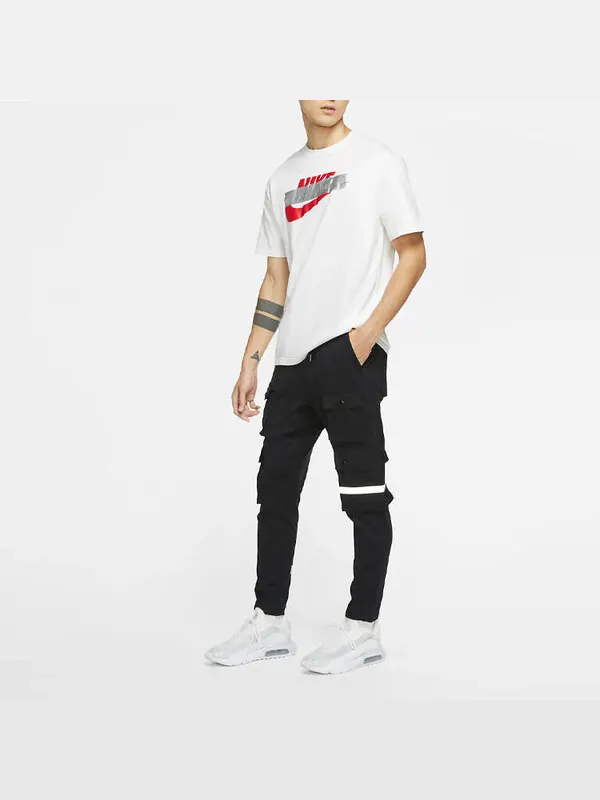 Спортивные штаны Nike Cargo Pocket Knit Sports Long Pants Black — изображение 3 из 4, черный