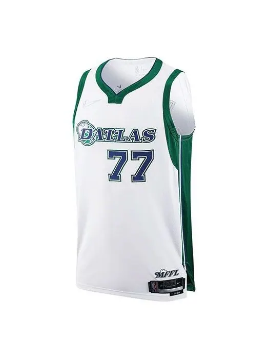 Майка Nike x NBA Dallas Mavericks Jerseys 'Luka Doni 77' — изображение 1 из 3, белый