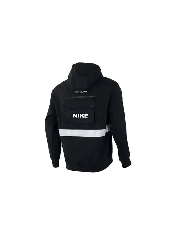 Толстовка Men's Nike Nsw City Made Cargo Pocket Knit Black Pullover — изображение 2 из 4, черный