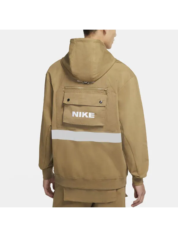Толстовка Men's Nike Reflective Edging Brown — изображение 3 из 4, коричневый