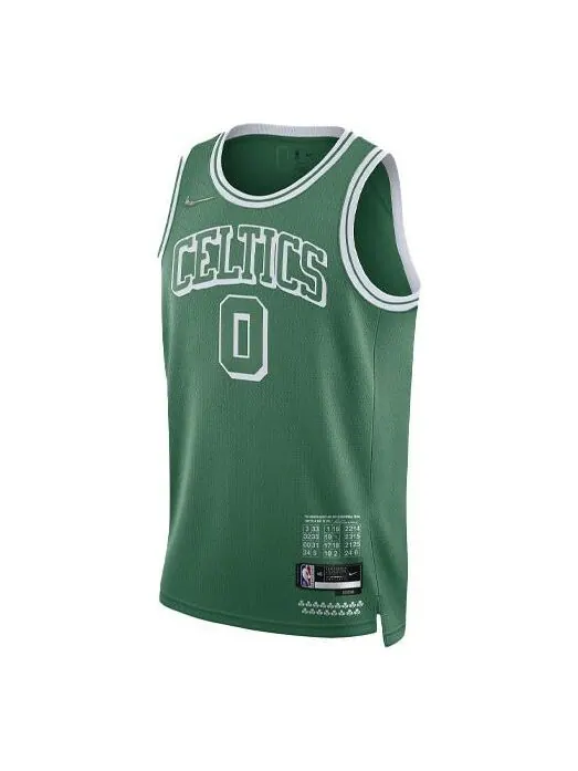Майка Nike x NBA Boston Celtics Jerseys 'Jason Tatum 0' — изображение 1 из 4, зеленый