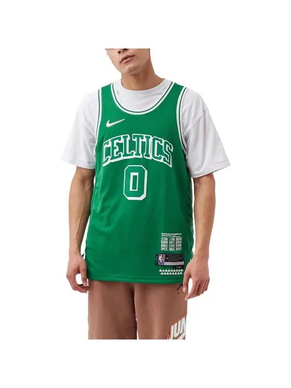 Майка Nike x NBA Boston Celtics Jerseys 'Jason Tatum 0' — изображение 3 из 4, зеленый