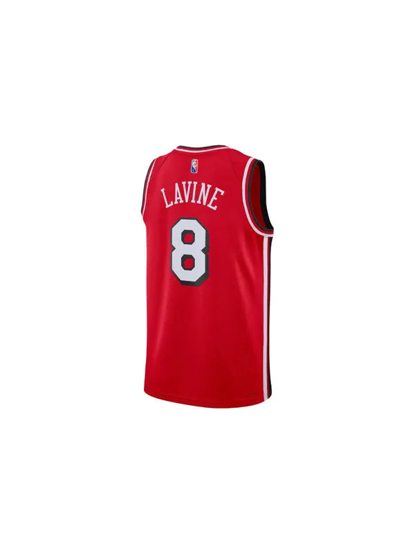 Майка Nike x NBA 75 Chicago Bulls Jerseys 'Zach LaVine 8' — изображение 2 из 4, красный/мульти