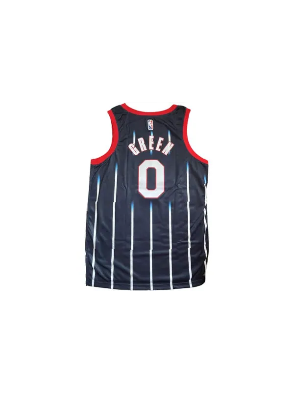 Майка Nike x NBA Houston Rocket Jerseys 'Jalen Green 0' — изображение 2 из 2, черный/мульти