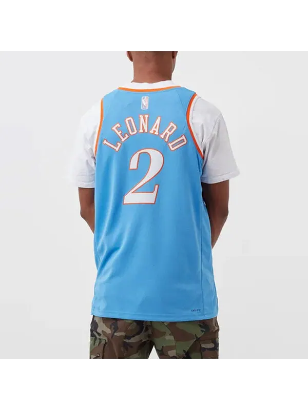 Майка Nike x NBA LA Clippers Jerseys 'Kawhi Leonard 2' — изображение 4 из 4, синий