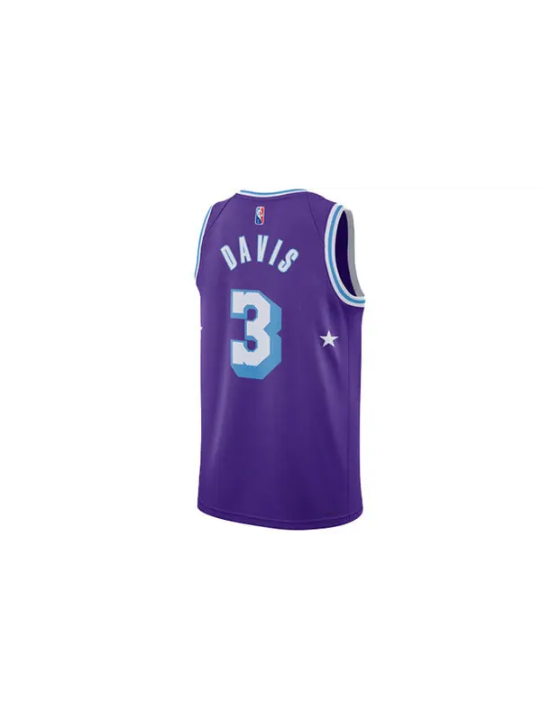 Майка Nike x NBA LA Lakers 21-22 Jerseys 'Anthony Davis 3' — изображение 2 из 4, фиолетовый/мульти