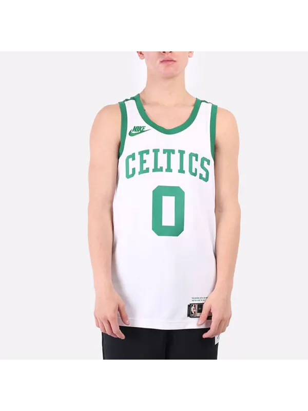 Майка Nike x NBA Boston Celtics Jerseys 'Jason Tatum 0' — изображение 3 из 4, белый