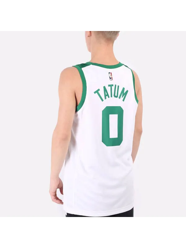Майка Nike x NBA Boston Celtics Jerseys 'Jason Tatum 0' — изображение 4 из 4, белый