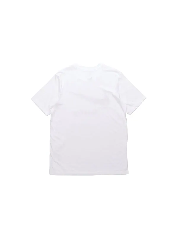 Футболка dri-fit logo printing sports quick dry short sleeve white Nike — изображение 2 из 4, белый