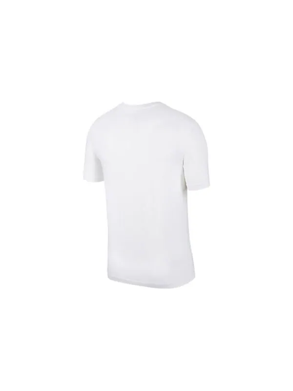 Футболка swoosh logo printing knit round neck short sleeve white Nike — изображение 2 из 4, белый