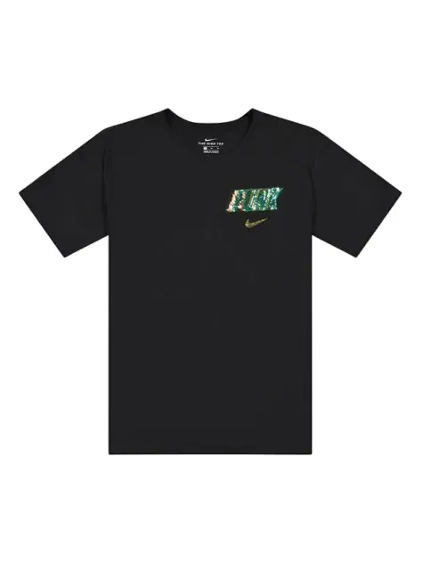 Футболка Nike Rayguns 90 Short Sleeve T-Shirt Asia Sizing 'Black' — изображение 1 из 4, черный