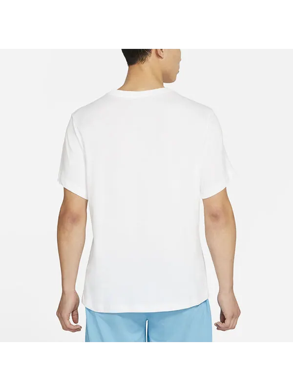 Футболка men's dri-fit lebron casual sports basketball short sleeve t-shirt Nike — изображение 4 из 4, белый