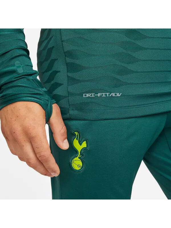 Футболка tottenham ucl dri fit adv elite с длинным рукавом и застежкой-молнией 1 4 Nike — изображение 3 из 3, зеленый