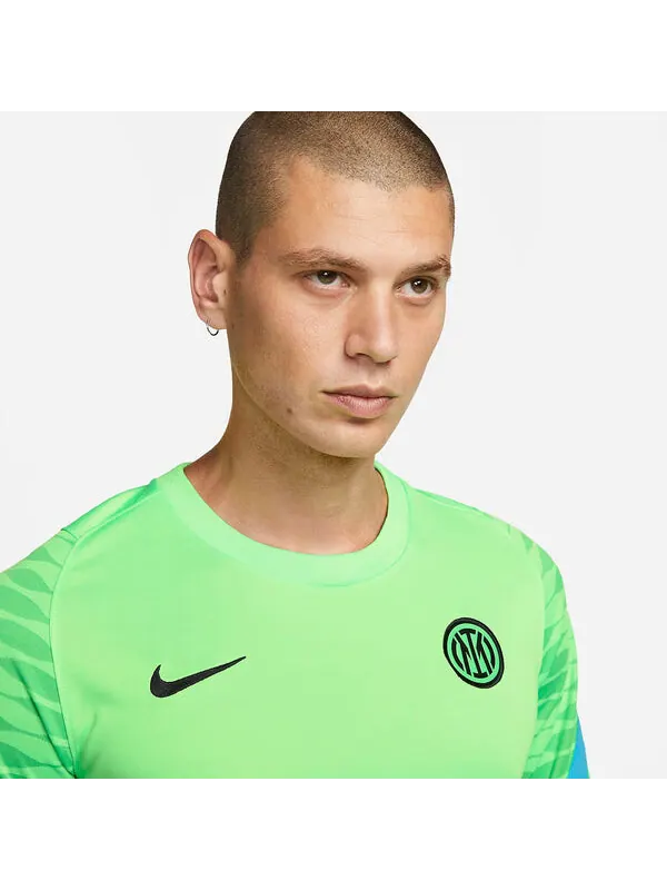 Футболка Nike Inter Milan Strike Training T-Shirt 'Green' — изображение 2 из 4, зеленый/мульти