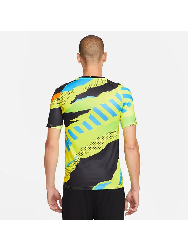 Футболка dri fit inter milan предматчевая футбольная майка Nike — изображение 2 из 3, желтый/черный/мульти