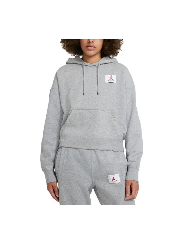 Толстовка с капюшоном из флиса Air Jordan — изображение 1 из 3, серый