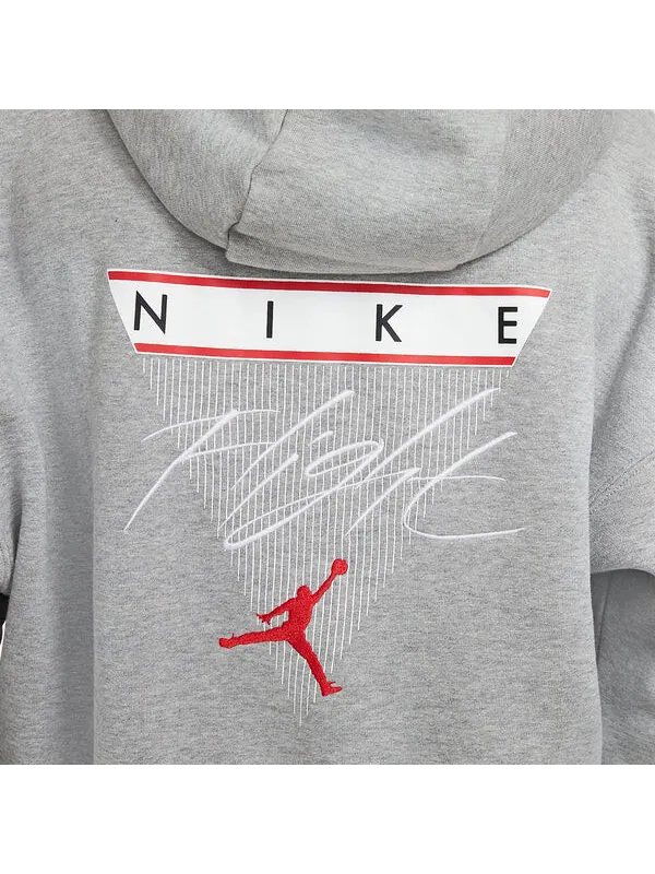 Толстовка с капюшоном из флиса Air Jordan — изображение 2 из 3, серый