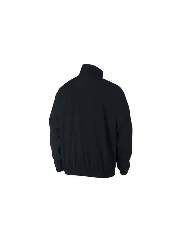 Куртка Men's Nike Lab Track Stand Collar Solid Color Logo Casual Jacket Black — изображение 2 из 4, мульти