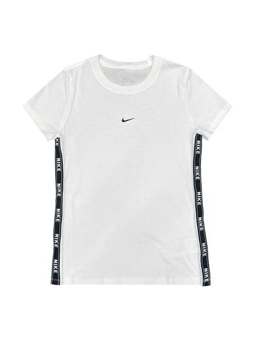 Футболка с маленьким логотипом и коротким рукавом Nike — изображение 1 из 2, белый