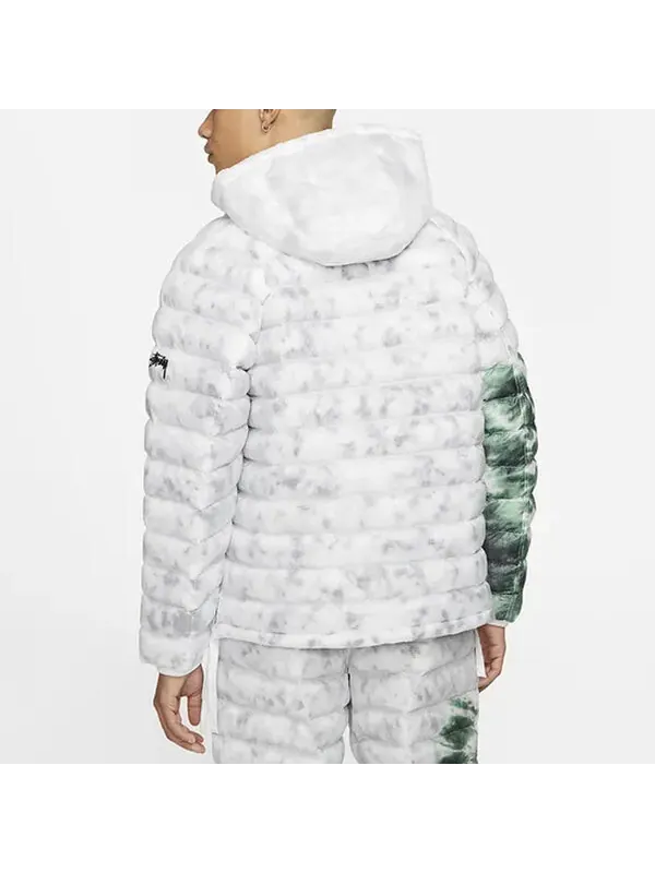 Куртка x nike insulated pullover jacket 'white gorge green' Stussy — изображение 4 из 4, белый/зеленый