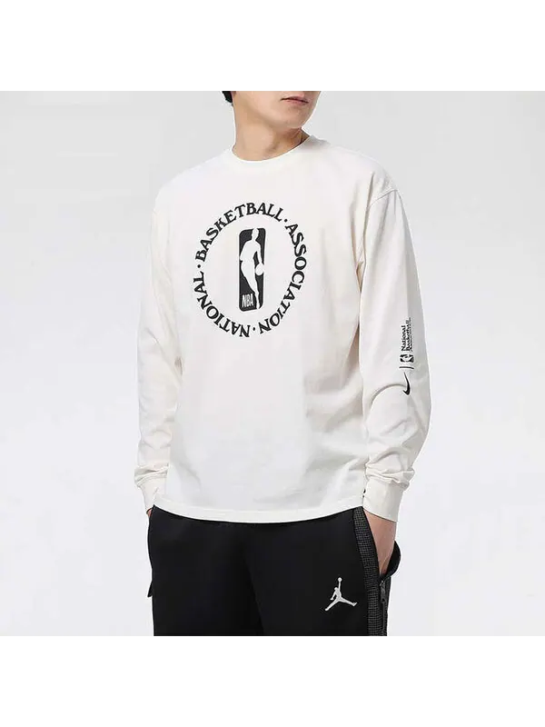 Толстовка Nike NBA MENS Team 31 Courtside Sports White Milky white — изображение 3 из 4, белый