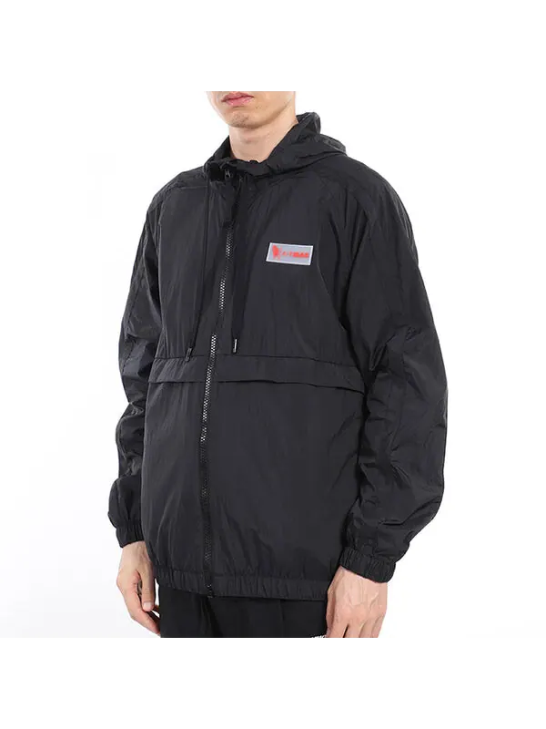 Толстовка Nike Windproof Running Training Men's Hats Jacket Black — изображение 3 из 4, черный