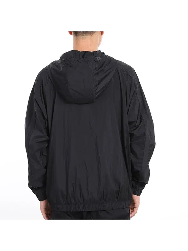 Толстовка Nike Windproof Running Training Men's Hats Jacket Black — изображение 4 из 4, черный