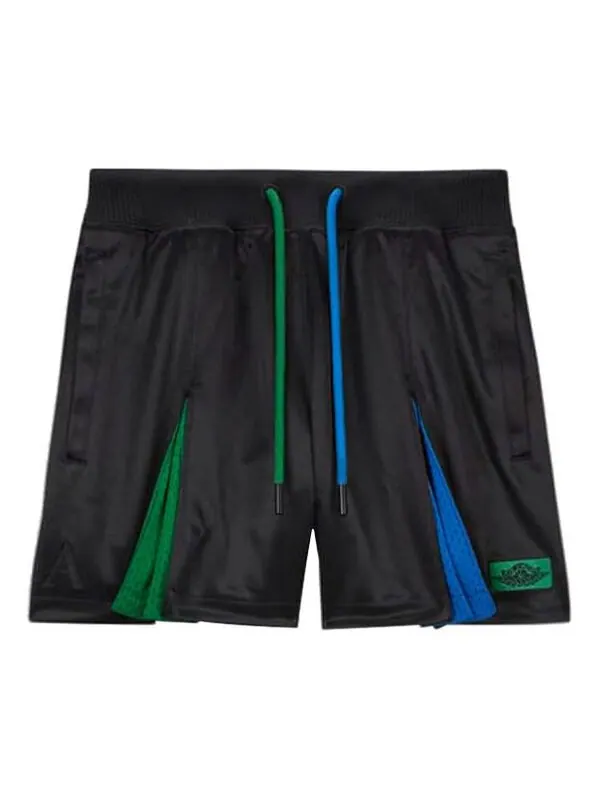 Шорты x aleali may crossover basketball sports contrasting colors drawstring splicing shorts black Air Jordan, черный