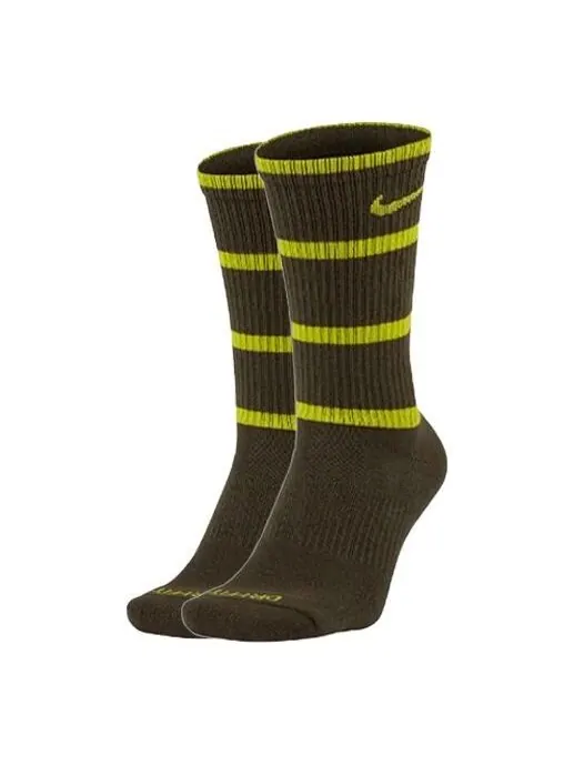 Носки Nike Everyday Plus Comfortable training socks 'Green' — изображение 1 из 1, зеленый