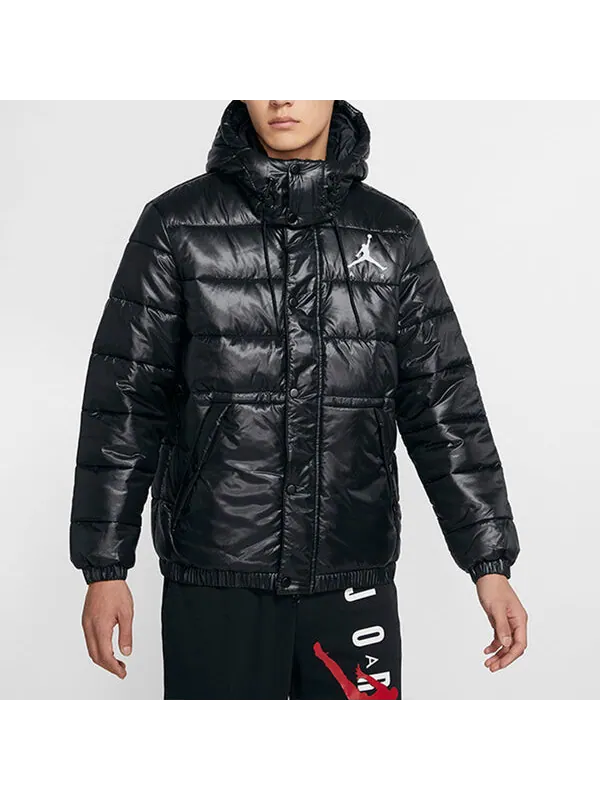 Куртка Men's Air Jordan Jumpman Casual Jacket Black — изображение 3 из 4, черный