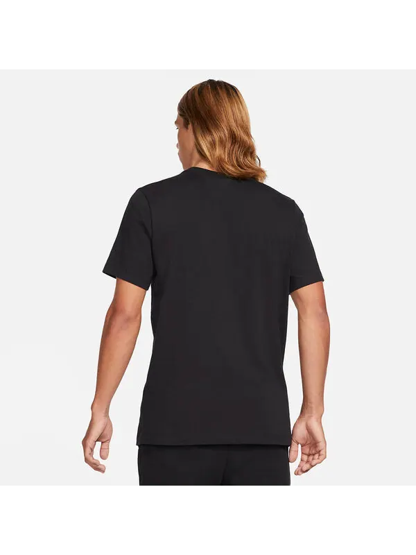 Футболка спортивная одежда swoosh футболка Nike — изображение 2 из 4, черный/белый