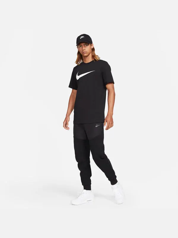 Футболка спортивная одежда swoosh футболка Nike — изображение 4 из 4, черный/белый