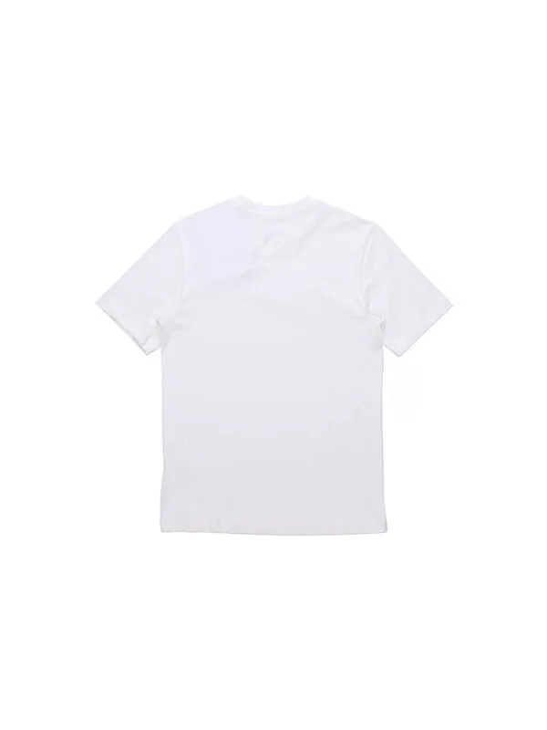 Футболка men's as nsw tee icon swoosh casual sports round neck short sleeve white t-shirt Nike — изображение 2 из 4, белый