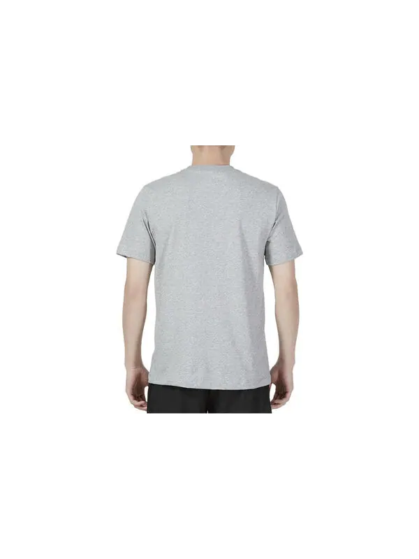 Футболка Nike Logo short-sleeved 'Grey' — изображение 3 из 3, серый