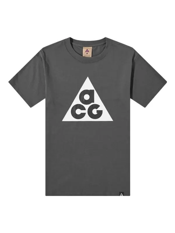 Футболка Nike ACG Short-Sleeve T-Shirt 'Dark Smoke Grey' — изображение 1 из 3, серый/мульти