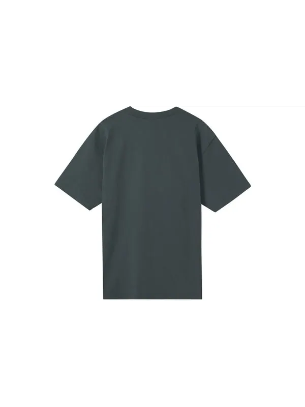 Футболка Nike ACG Wyland Funny Printing Sports Loose Round Neck Short Sleeve Black Gray Blackgray — изображение 2 из 4, серый